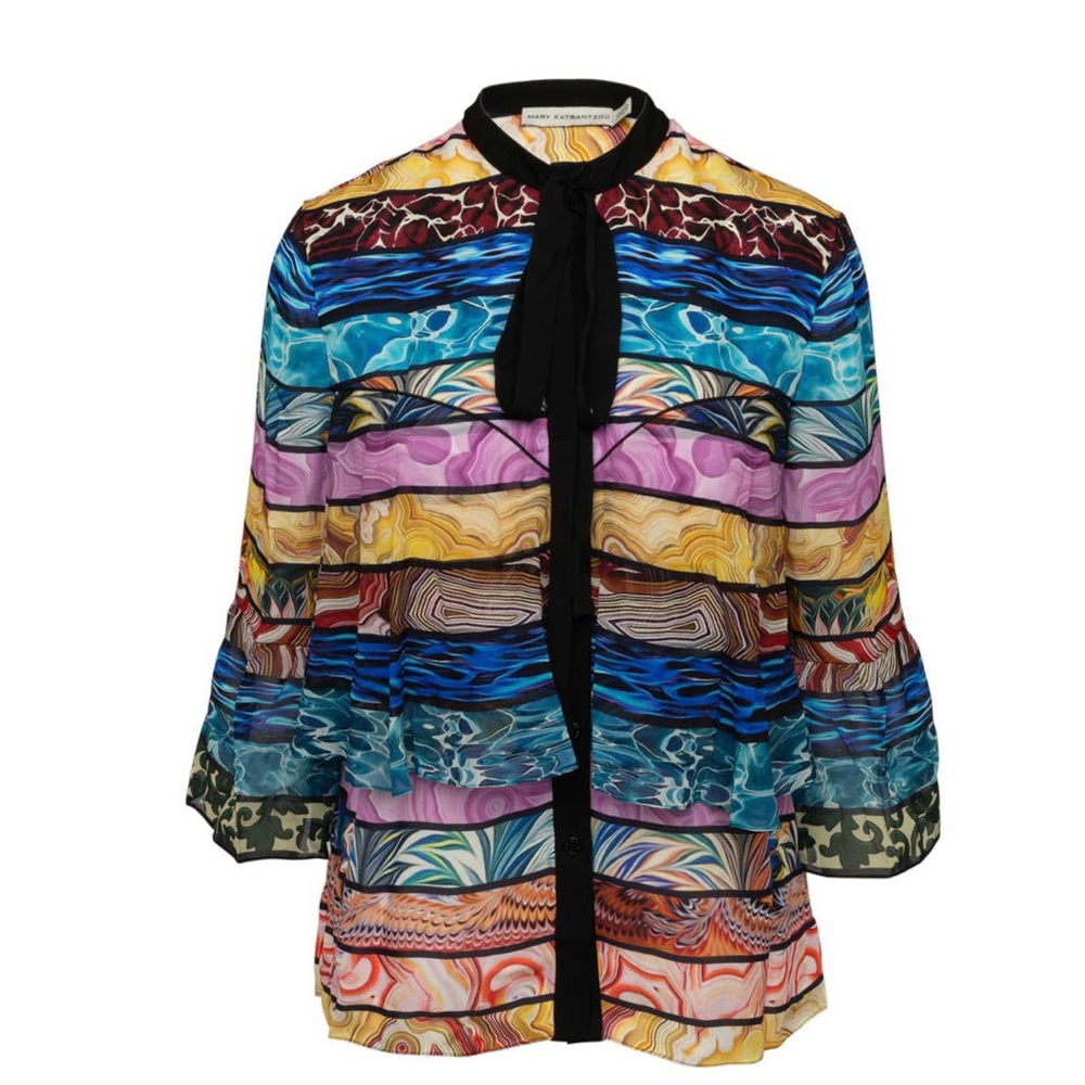 Mary katrantzou silk shirt nwot